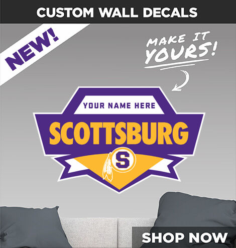 Scottsburg Warriors Make It Yours: Wall Decals - Dual Banner