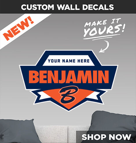 Benjamin Buccaneers Make It Yours: Wall Decals - Dual Banner