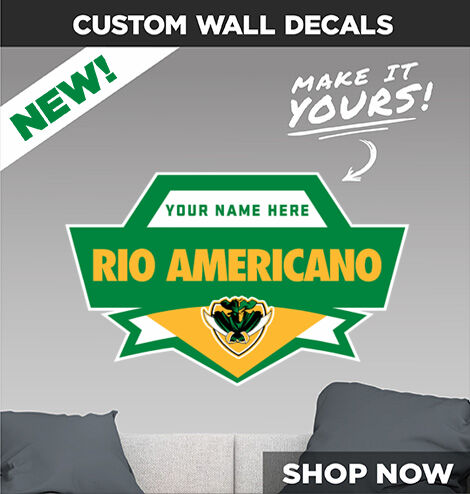 RIO AMERICANO HIGH SCHOOL RAIDERS Make It Yours: Wall Decals - Dual Banner