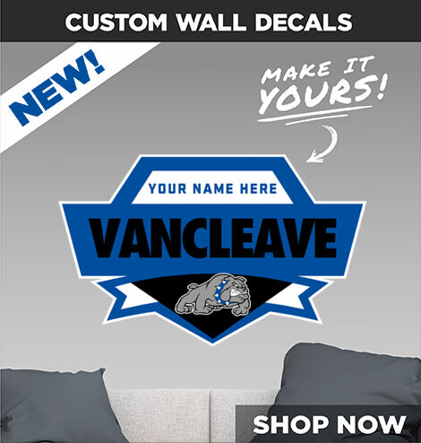 VANCLEAVE HIGH SCHOOL BULLDOGS Make It Yours: Wall Decals - Dual Banner