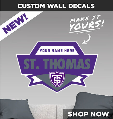 University Of St. Thomas Athletics The Official Online Store Make It Yours: Wall Decals - Dual Banner