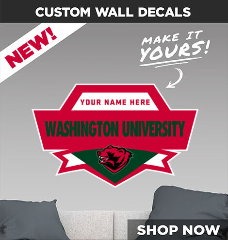 Washington University In Saint Louis   -   The Online Store Decal Dual Banner Banner