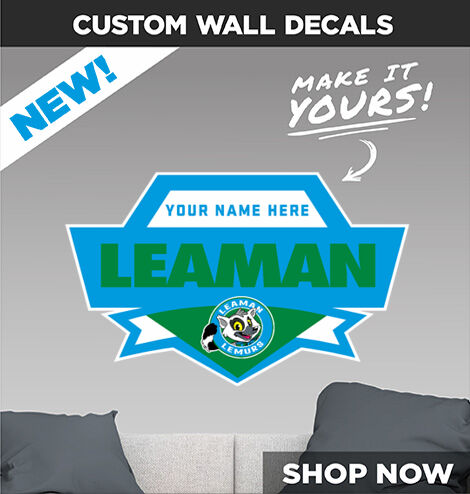 Leaman Lemurs Online Store Make It Yours: Wall Decals - Dual Banner