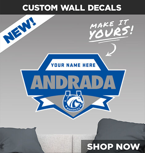 Andrada Mavericks Online Store Make It Yours: Wall Decals - Dual Banner