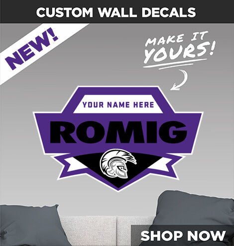 Romig Trojans Make It Yours: Wall Decals - Dual Banner