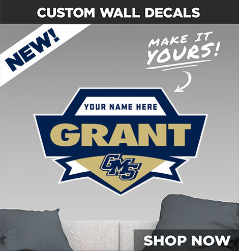 Grant Yankees Make It Yours: Wall Decals - Dual Banner