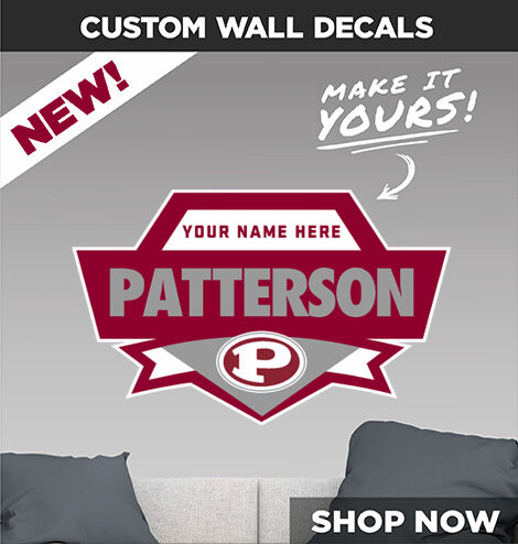 Patterson Tigers Make It Yours: Wall Decals - Dual Banner