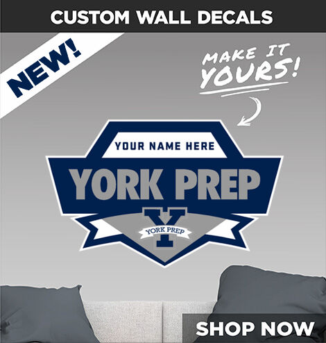 York Preparatory Academy Patriots Make It Yours: Wall Decals - Dual Banner