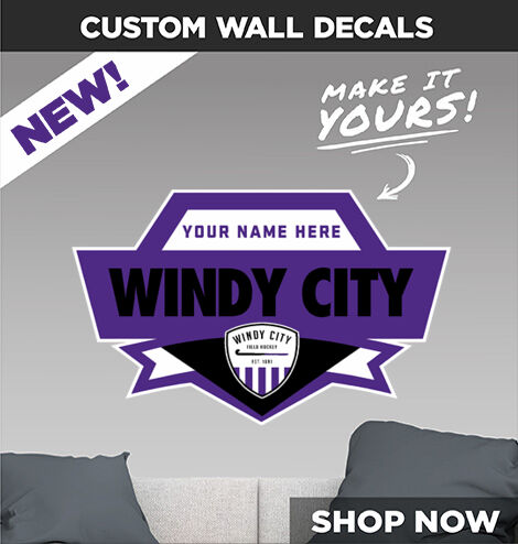Windy City  Field Hockey Club Make It Yours: Wall Decals - Dual Banner