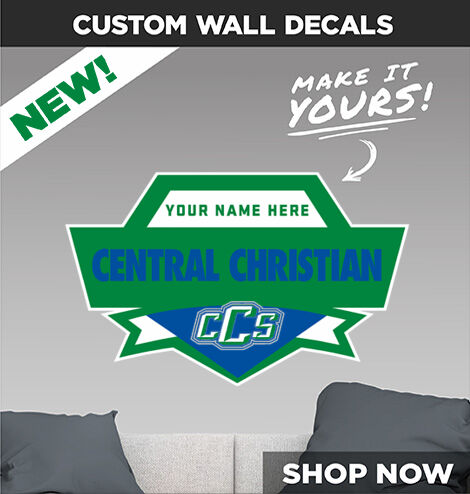 Central Christian Cougars Make It Yours: Wall Decals - Dual Banner