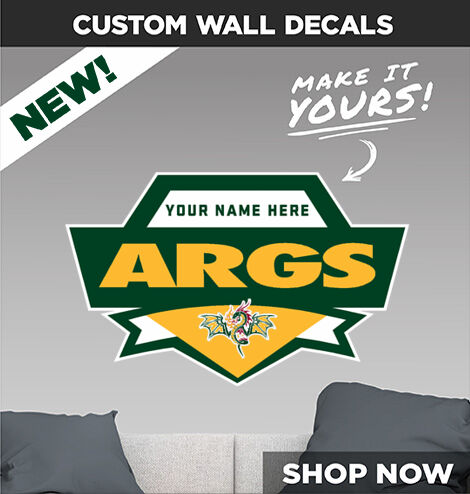 ARGS DRAGONS Online Store Make It Yours: Wall Decals - Dual Banner