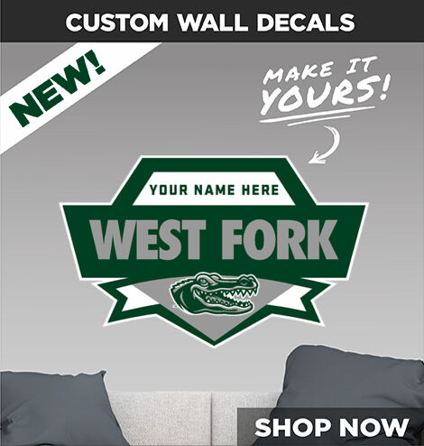 West Fork  Gators Make It Yours: Wall Decals - Dual Banner