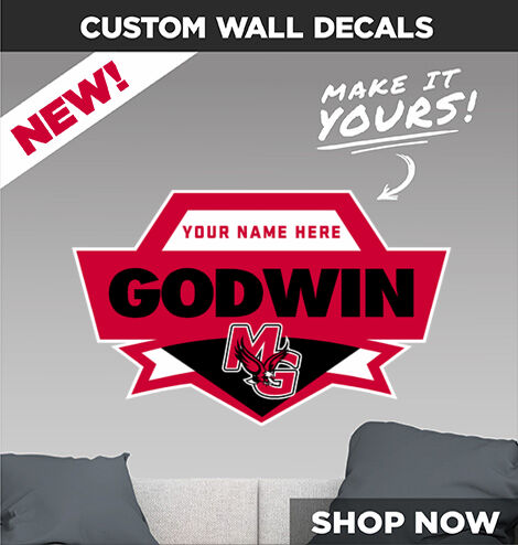 Godwin Eagles Make It Yours: Wall Decals - Dual Banner