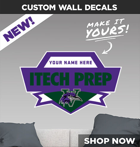 iTech Prep Ravens Decal Dual Banner Banner