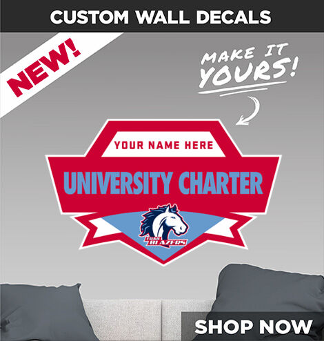 University Charter TrailBlazers Make It Yours: Wall Decals - Dual Banner