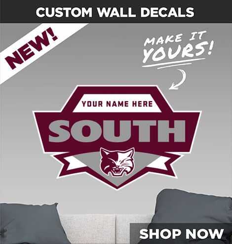 South Bobcats Make It Yours: Wall Decals - Dual Banner