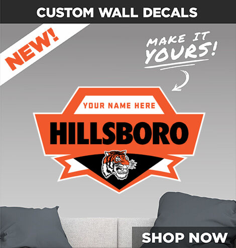 Hillsboro  Tigers Make It Yours: Wall Decals - Dual Banner