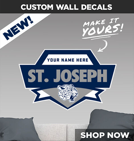 St. Joseph Jaguars Make It Yours: Wall Decals - Dual Banner