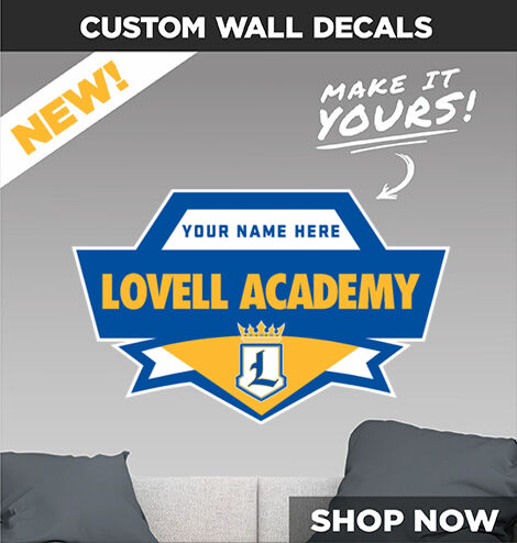 Lovell Academy Lions Make It Yours: Wall Decals - Dual Banner