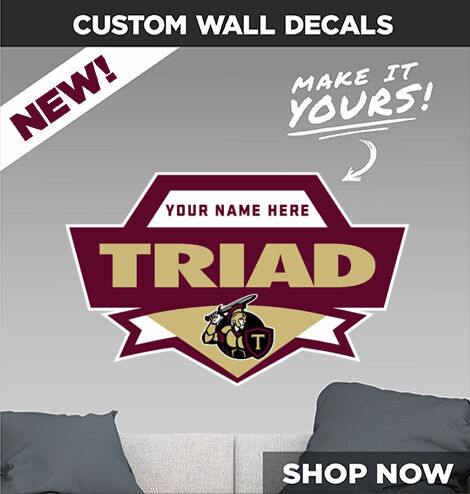Triad Baptist Titans Make It Yours: Wall Decals - Dual Banner