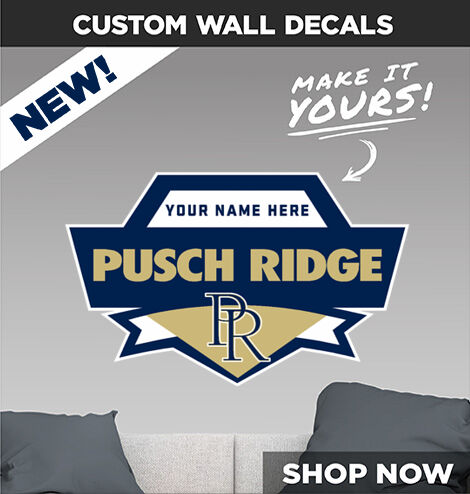 Pusch Ridge Lions Make It Yours: Wall Decals - Dual Banner