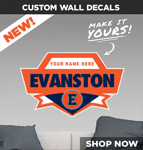 Evanston Wildkits Make It Yours: Wall Decals - Dual Banner