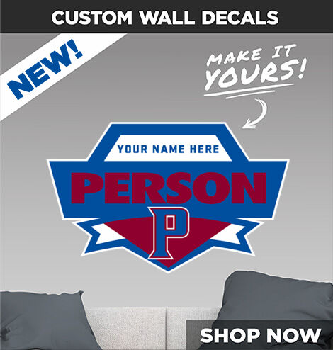 Person High School Rockets Online Store Make It Yours: Wall Decals - Dual Banner