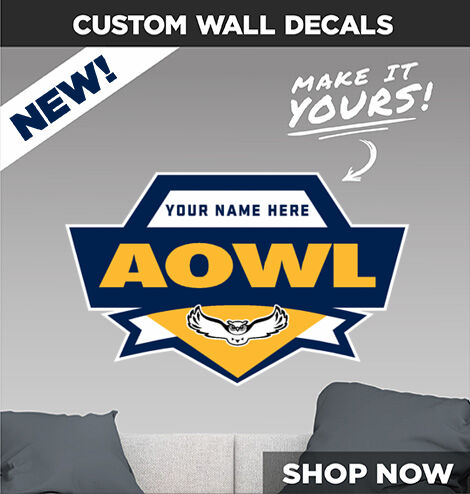 AOWL Owls Decal Dual Banner Banner