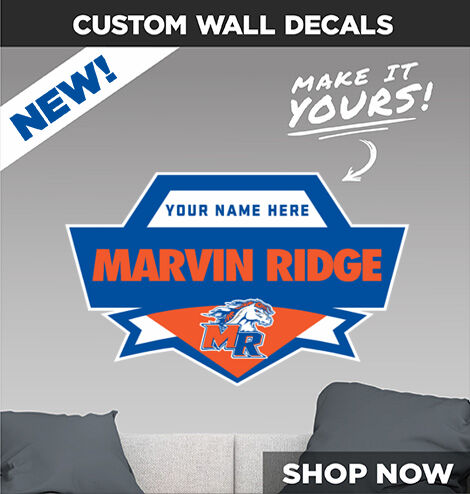 Marvin Ridge Mavericks Make It Yours: Wall Decals - Dual Banner