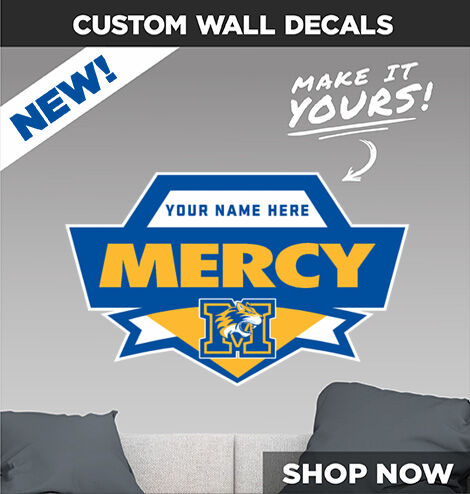 Mercy High School Tigers Online Store Make It Yours: Wall Decals - Dual Banner