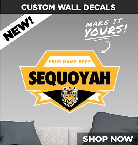 Sequoyah Chiefs Make It Yours: Wall Decals - Dual Banner