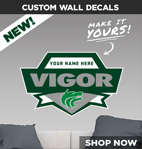 Vigor Wolves Make It Yours: Wall Decals - Dual Banner