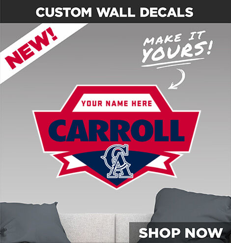 Carroll Rebels Decal Dual Banner Banner