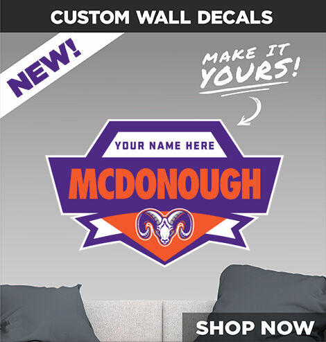 McDonough Rams Decal Dual Banner Banner