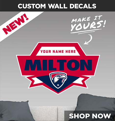 Milton Eagles Make It Yours: Wall Decals - Dual Banner