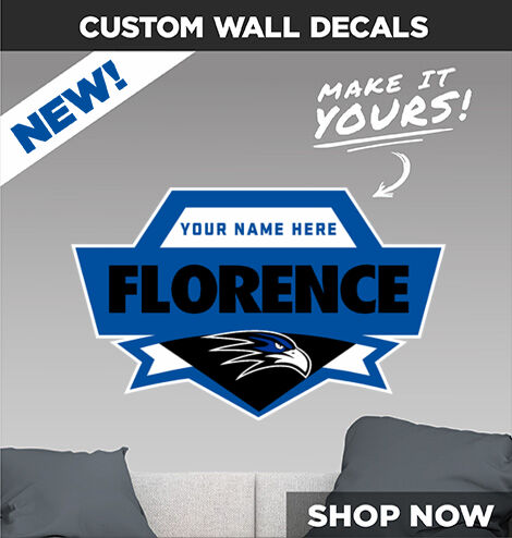 Florence Falcons Decal Dual Banner Banner
