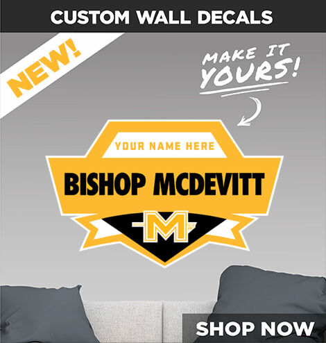 Bishop Mcdevitt Royal Lancers Store Make It Yours: Wall Decals - Dual Banner