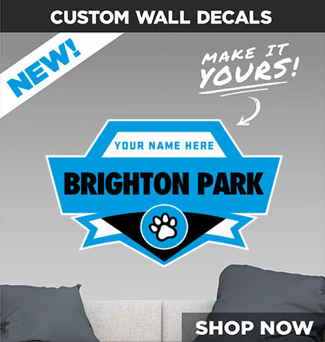 Brighton Park Panthers Make It Yours: Wall Decals - Dual Banner