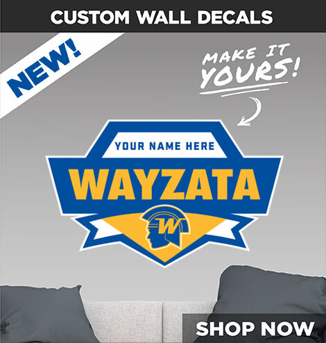 Wayzata Trojans The Official Online Store Make It Yours: Wall Decals - Dual Banner