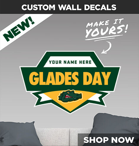 Glades Day Gators Decal Dual Banner Banner