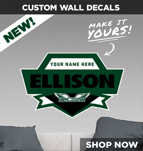Ellison Eagles Make It Yours: Wall Decals - Dual Banner