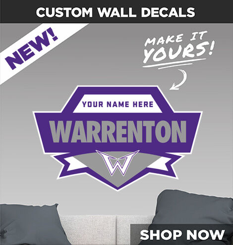 Warrenton Warriors Decal Dual Banner Banner