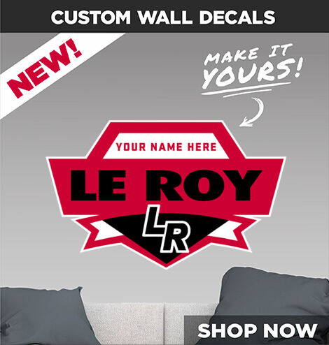 Le Roy Oatkan Knights Decal Dual Banner Banner