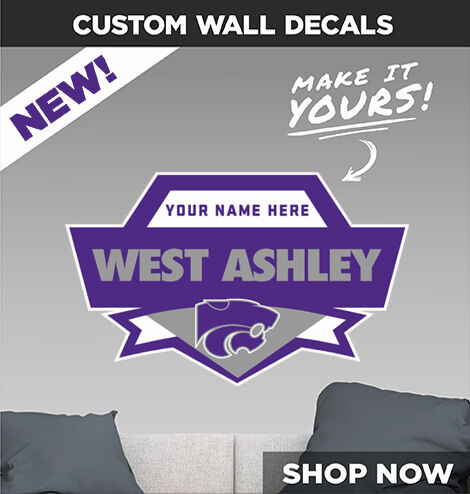 West Ashley Wildcats Make It Yours: Wall Decals - Dual Banner
