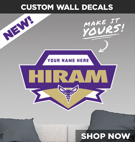 Hiram Hornets Make It Yours: Wall Decals - Dual Banner