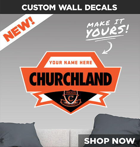 Churchland Truckers Make It Yours: Wall Decals - Dual Banner