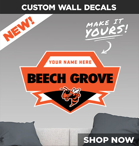 Beech Grove Hornets Make It Yours: Wall Decals - Dual Banner