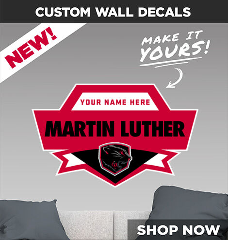 Martin Luther School Cougars Decal Dual Banner Banner