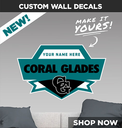 Coral Glades Jaguars Make It Yours: Wall Decals - Dual Banner
