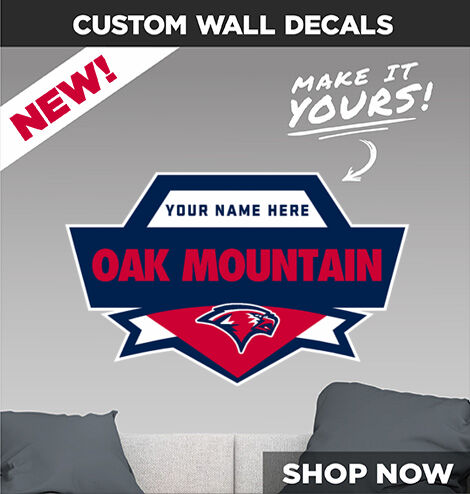 Oak Mountain Eagles Decal Dual Banner Banner